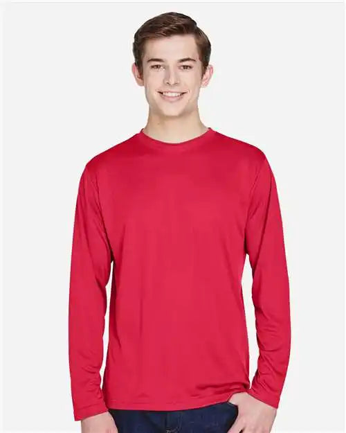 Team 365 Tt11l Men’s Zone Performance Long Sleeve T-shirt - Sport Red