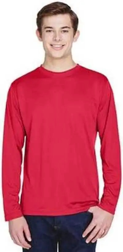 Team 365 Tt11l Men’s Zone Performance Long Sleeve t Shirt Sport Red