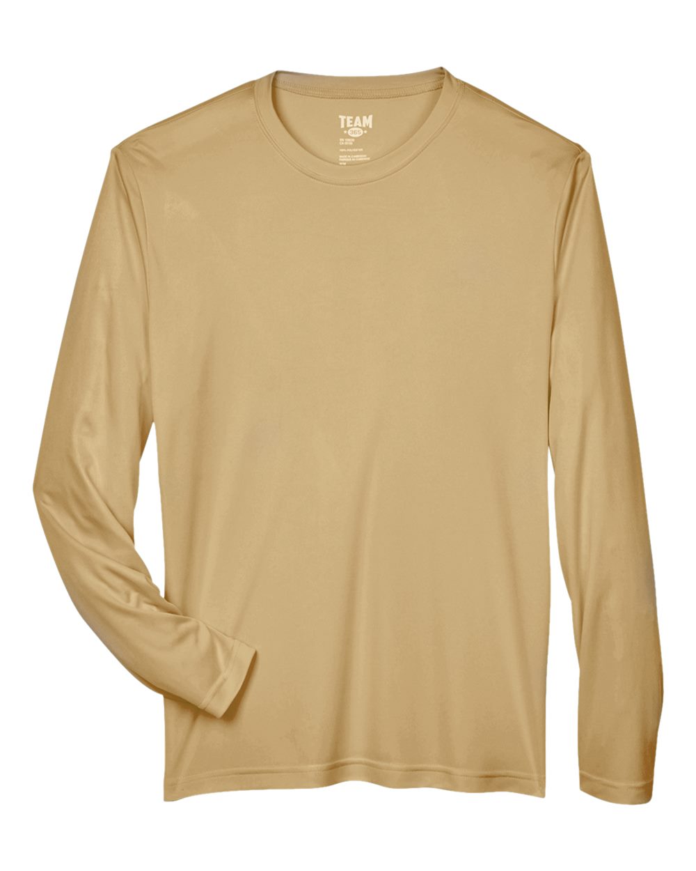 Team 365 Tt11l Men’s Zone Performance Long Sleeve T-shirt - Sport Vegas Gold