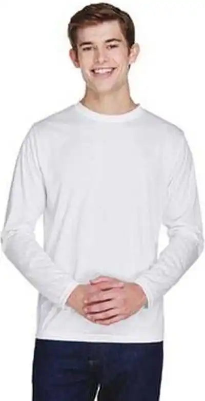 Team 365 Tt11l Men’s Zone Performance Long Sleeve t Shirt White