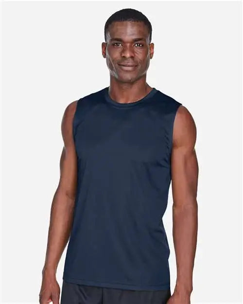 Team 365 Tt11m Men’s Zone Performance Muscle T-shirt - Sport Dark Navy