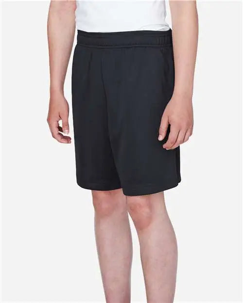 Team 365 Tt11shy Youth Zone Performance Shorts - Black