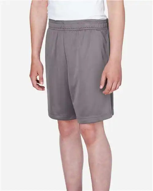 Team 365 Tt11shy Youth Zone Performance Shorts - Sport Graphite