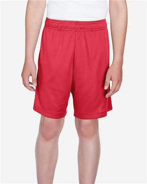 Team 365 Tt11shy Youth Zone Performance Shorts - Sport Red