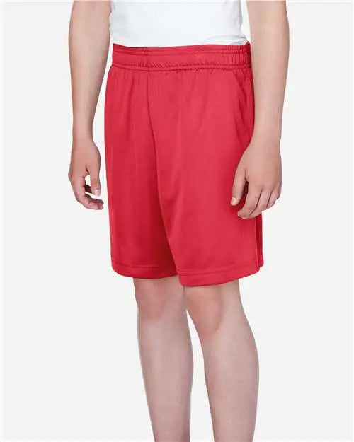 Team 365 Tt11shy Youth Zone Performance Shorts - Sport Red