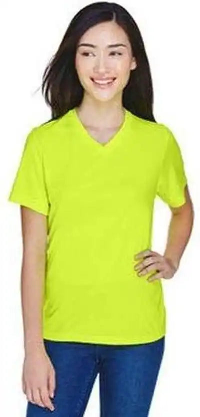 Team 365 Tt11w Ladies’ Zone Performance t Shirt Safety Yellow