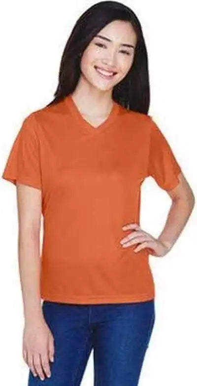 Team 365 Tt11w Ladies’ Zone Performance t Shirt Sport Burnt Orange