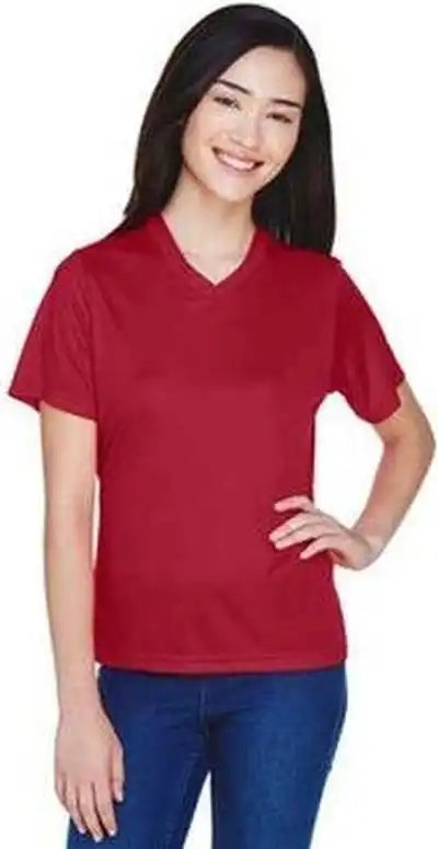 Team 365 Tt11w Ladies’ Zone Performance t Shirt Sport Scrlet Red