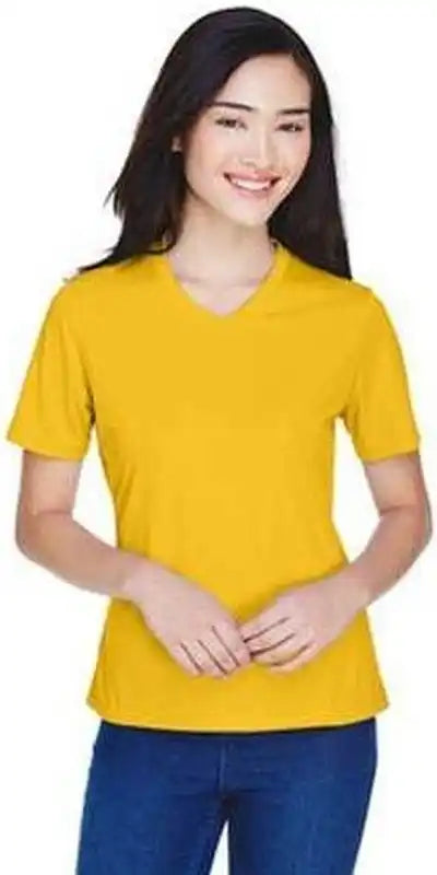 Team 365 Tt11w Ladies’ Zone Performance T-shirt - Sportathletic Gold
