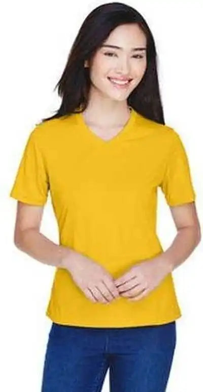 Team 365 Tt11w Ladies’ Zone Performance T-shirt - Sportathletic Gold