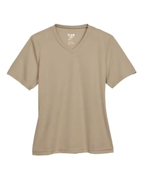 Team 365 Tt11w Women’s Zone Performance T-shirt - Desert Khaki