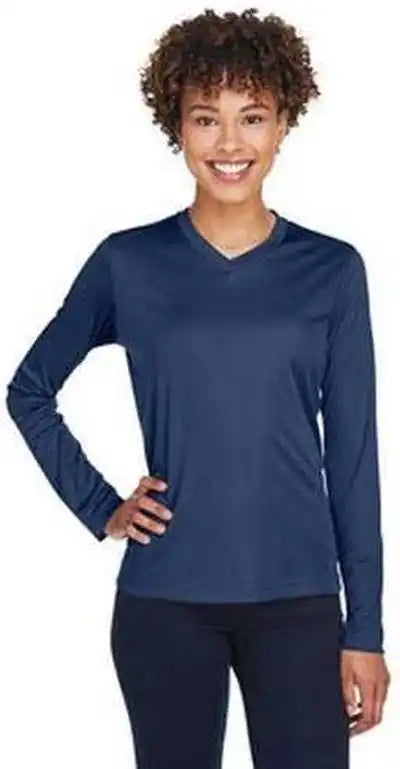 Team 365 Tt11wl Ladies’ Zone Performance Long Sleeve t Shirt Sport Dark Navy
