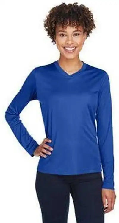 Team 365 Tt11wl Ladies’ Zone Performance Long Sleeve t Shirt Sport Royal
