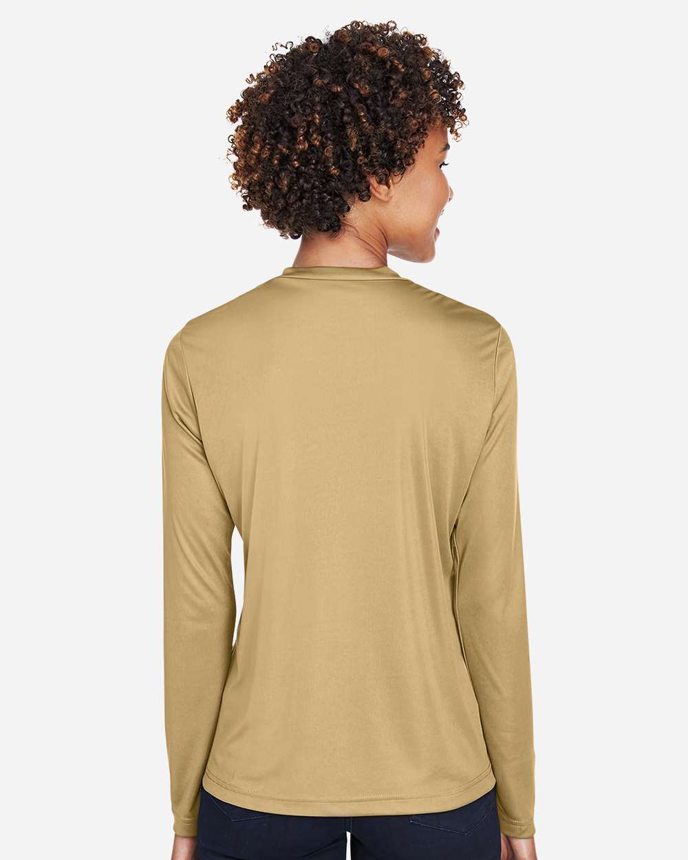 Team 365 Tt11wl Women’s Zone Performance Long Sleeve T-shirt - Sport Vegas Gold