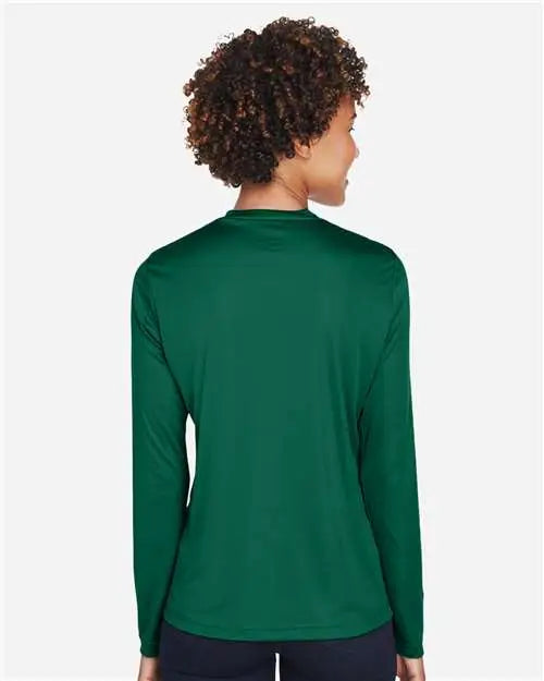Team 365 Tt11wl Women’s Zone Performance Long Sleeve T-shirt - Sport Forest