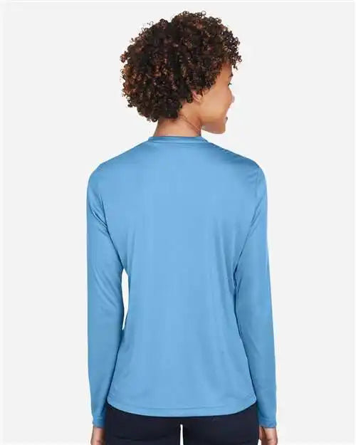 Team 365 Tt11wl Women’s Zone Performance Long Sleeve T-shirt - Sport Light Blue