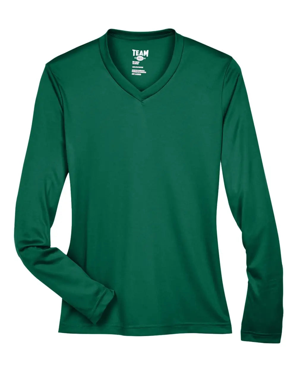 Team 365 Tt11wl Women’s Zone Performance Long Sleeve T-shirt - Sport Forest - Xs