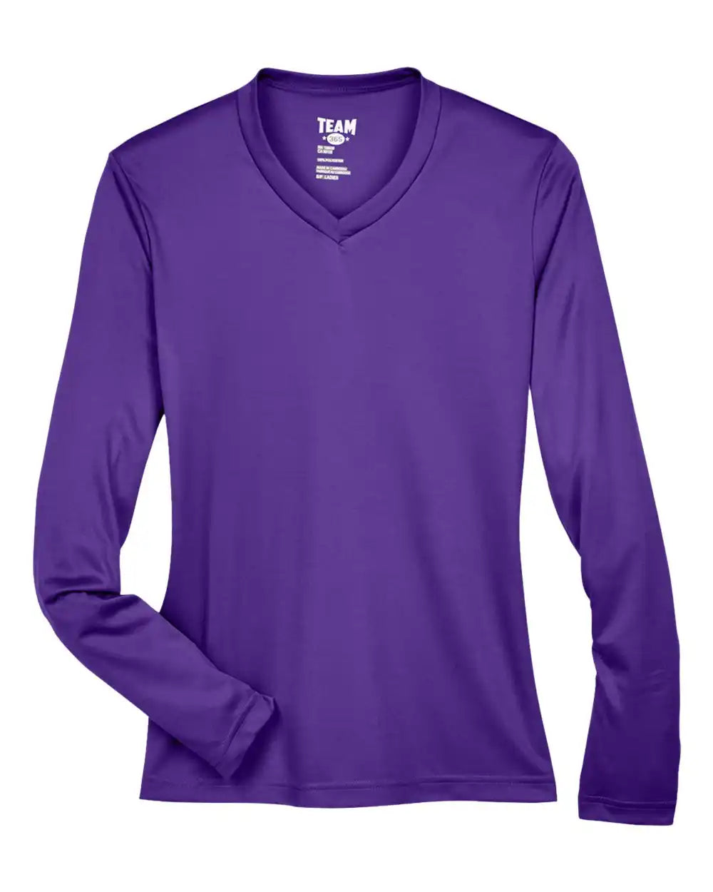Team 365 Tt11wl Women’s Zone Performance Long Sleeve T-shirt - Sport Purple - Xs