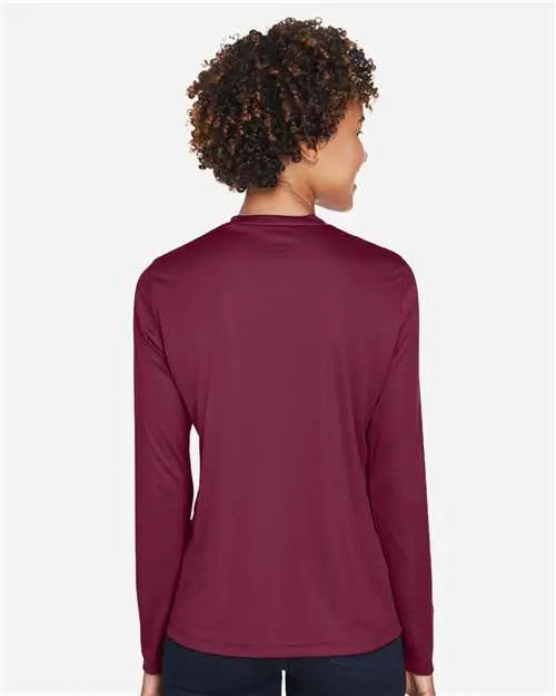 Team 365 Tt11wl Women’s Zone Performance Long Sleeve T-shirt - Sport Maroon