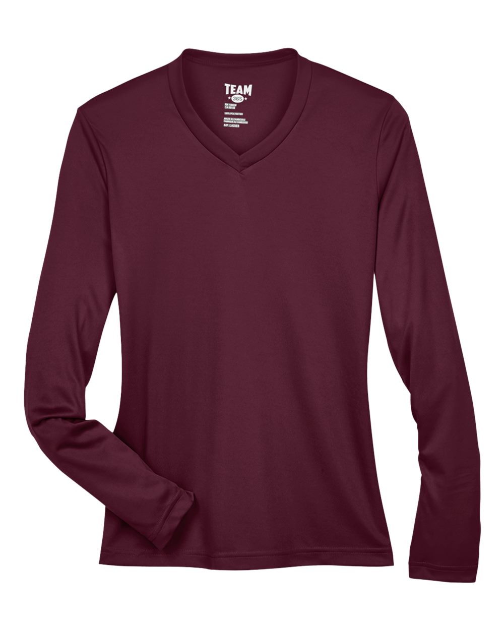 Team 365 Tt11wl Women’s Zone Performance Long Sleeve T-shirt - Sport Dark Maroon