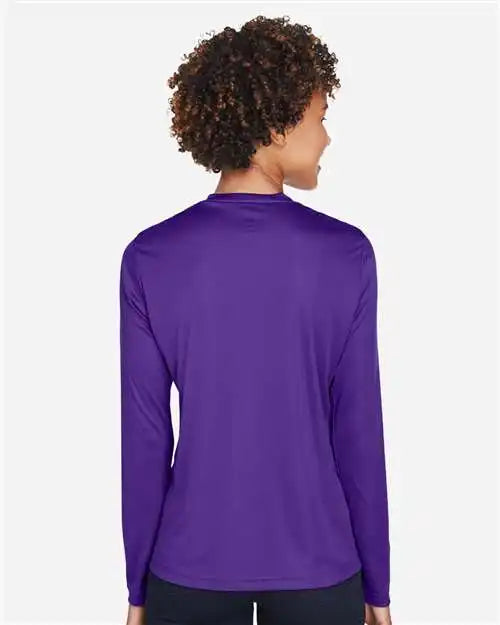 Team 365 Tt11wl Women’s Zone Performance Long Sleeve T-shirt - Sport Purple