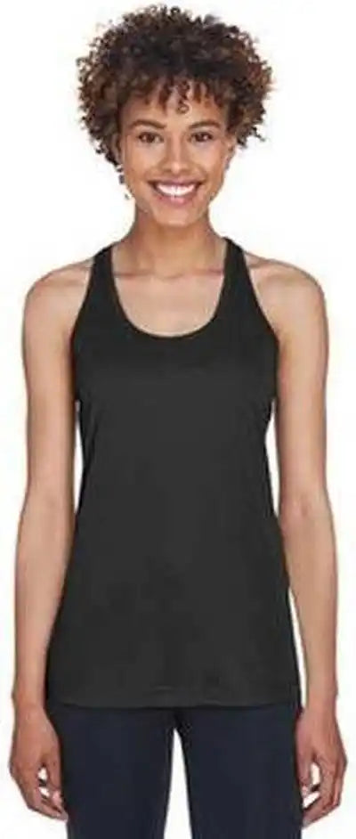 Team 365 Tt11wrc Ladies’ Zone Performance Racerback Tank Black