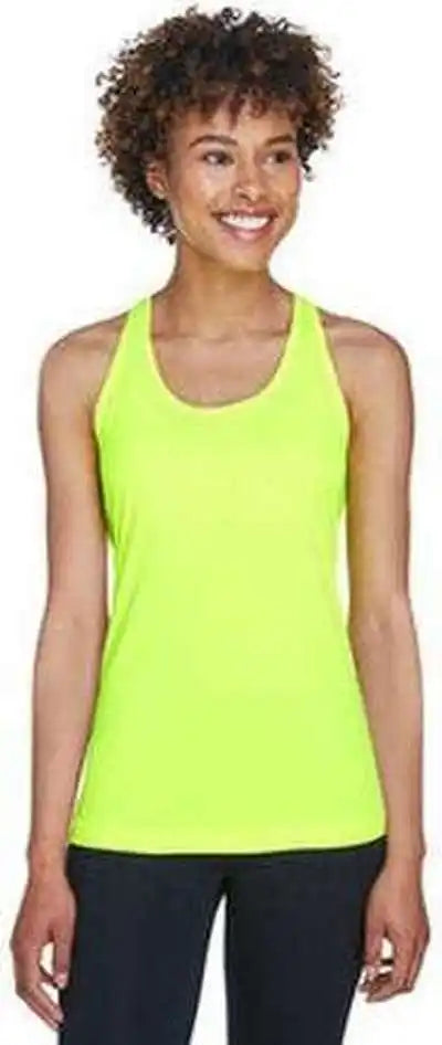 Team 365 Tt11wrc Ladies’ Zone Performance Racerback Tank Safety Yellow