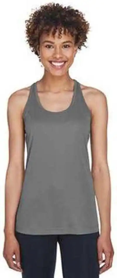 Team 365 Tt11wrc Ladies’ Zone Performance Racerback Tank Sport Graphite