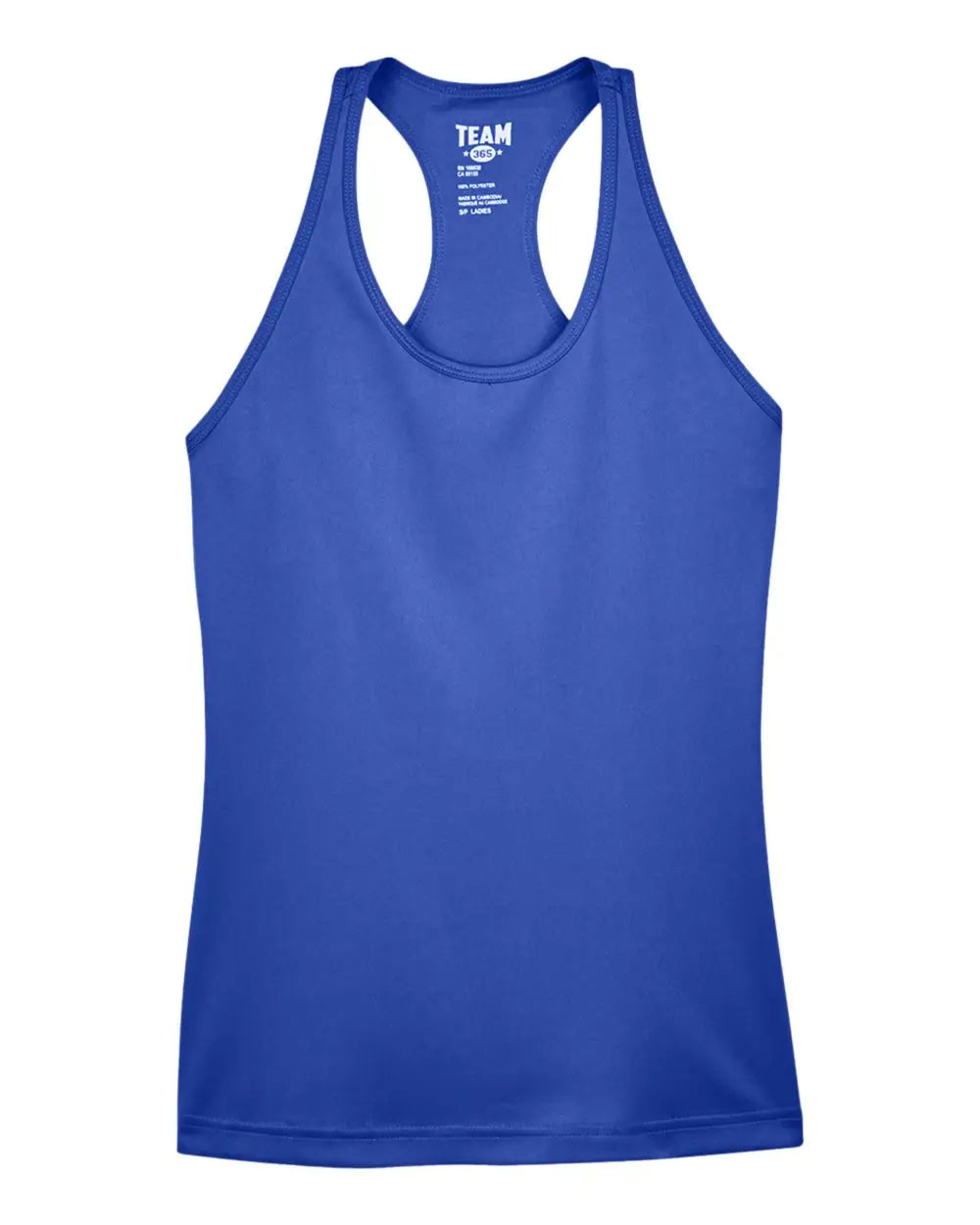 Team 365 Tt11wrc Women’s Zone Performance Racerback Tank - Sport Royal - Xs
