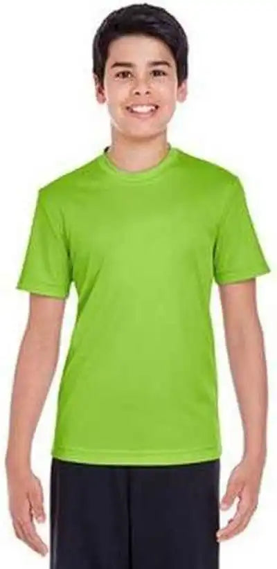 Team 365 Tt11y Youth Zone Performance t Shirt Acidark Grayeen