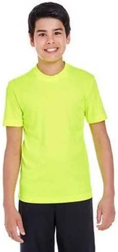 Team 365 Tt11y Youth Zone Performance T-shirt - Safety Yellow