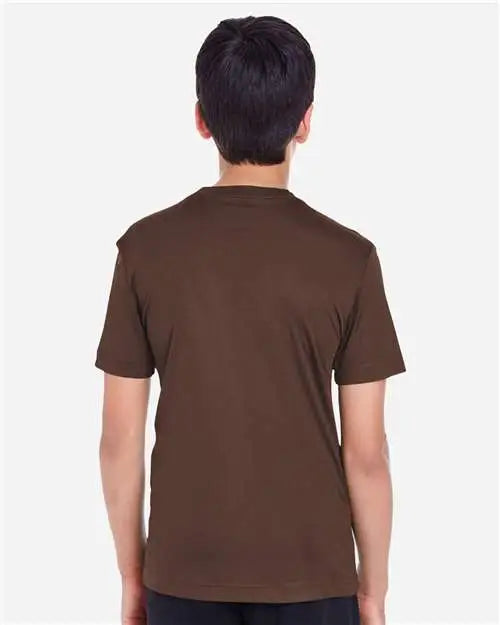 Team 365 Tt11y Youth Zone Performance T-shirt - Sport Dark Brown
