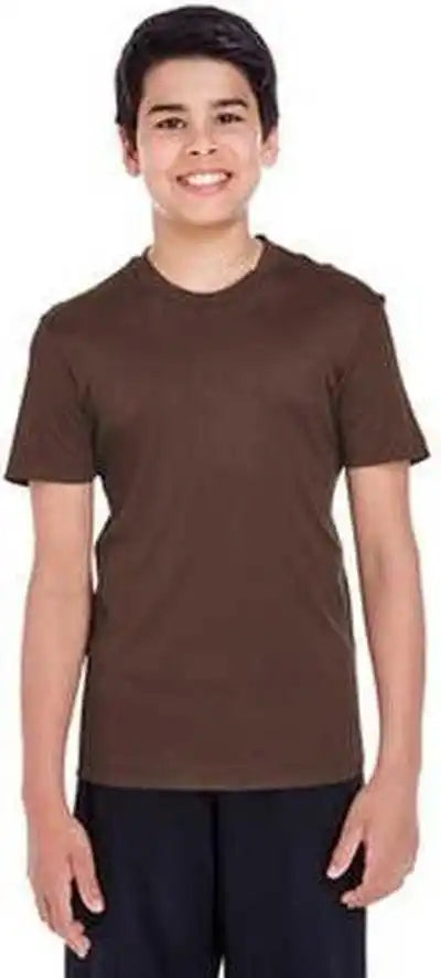 Team 365 Tt11y Youth Zone Performance t Shirt Sport Dark Brown