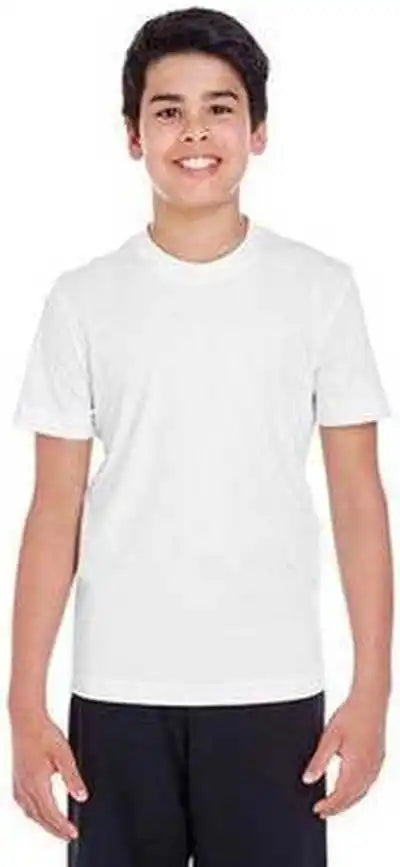 Team 365 Tt11y Youth Zone Performance t Shirt White