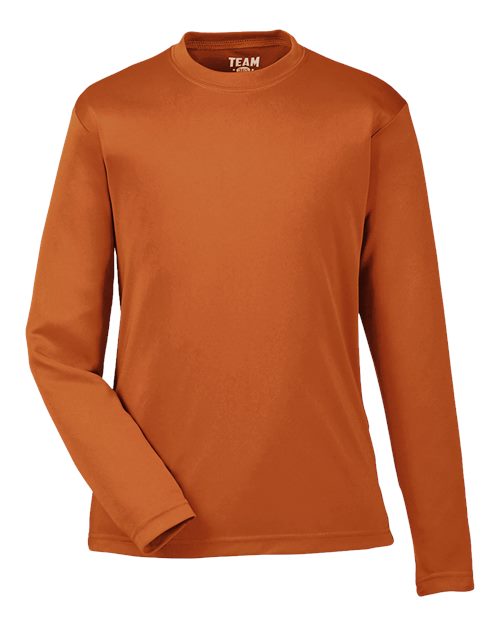 Team 365 Tt11yl Youth Zone Performance Long Sleeve T-shirt - Sport Burnt Orange