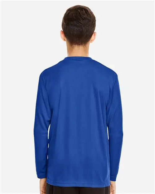 Team 365 Tt11yl Youth Zone Performance Long Sleeve T-shirt - Sport Royal