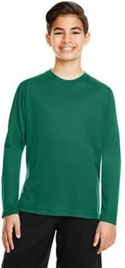 Team 365 Tt11yl Youth Zone Performance Long-sleeve T-shirt - Sport Forest