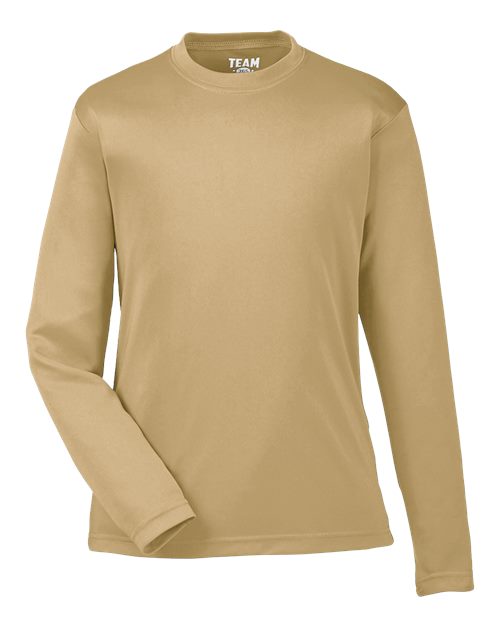 Team 365 Tt11yl Youth Zone Performance Long Sleeve T-shirt - Sport Vegas Gold