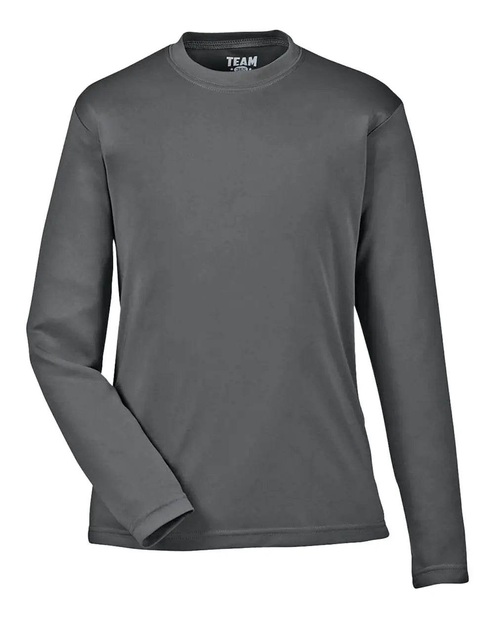 Team 365 Tt11yl Youth Zone Performance Long Sleeve T-shirt - Sport Graphite - Dark Gray / Xs