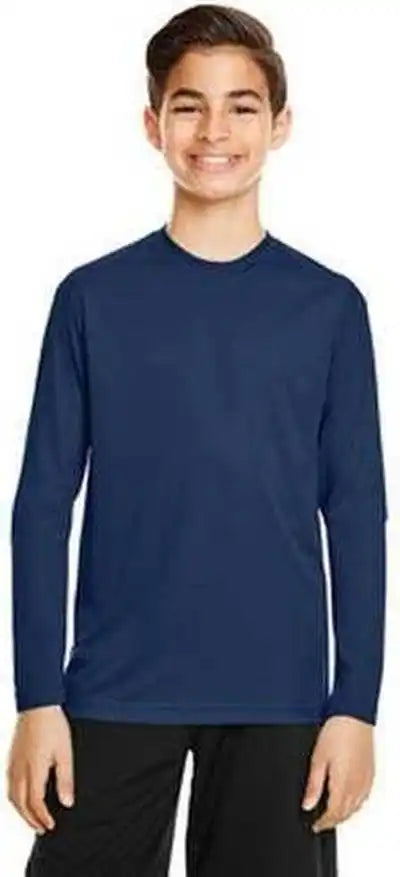 Team 365 Tt11yl Youth Zone Performance Long-sleeve T-shirt - Sport Dark Navy