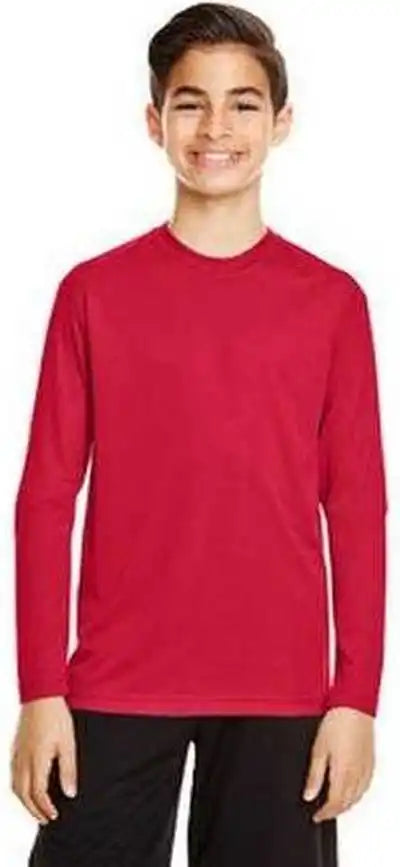 Team 365 Tt11yl Youth Zone Performance Long-sleeve T-shirt - Sport Red
