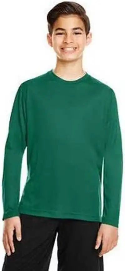 Team 365 Tt11yl Youth Zone Performance Long-sleeve T-shirt - Sport Forest