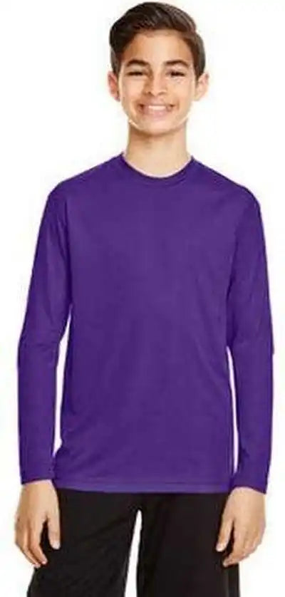 Team 365 Tt11yl Youth Zone Performance Long-sleeve T-shirt - Sport Purple