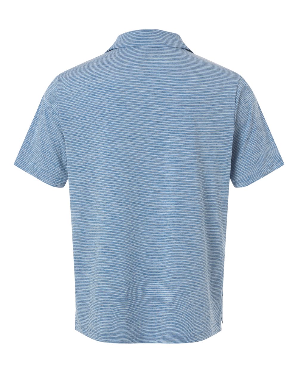 Team 365 Tt125 Men’s Relay Heathered Stripe Polo - Sport Royal Heather White