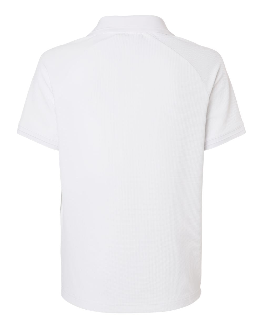 Team 365 Tt130w Women’s Topspin Stretch Grid Textured Polo - White