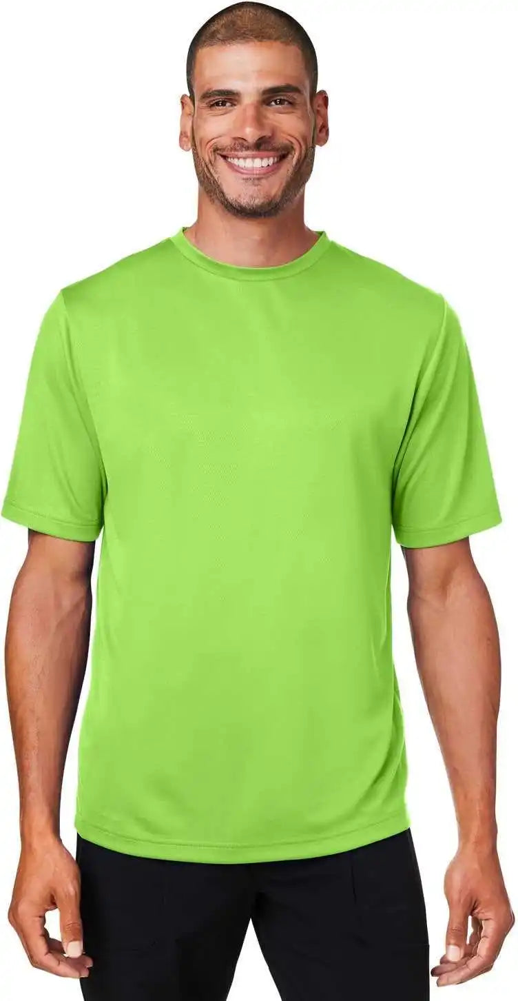 Team 365 Tt15 Men’s Zone Performance Mesh T-shirt - Acid Green