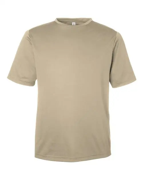 Team 365 Tt15 Men’s Zone Performance Mesh T-shirt - Desert Khaki