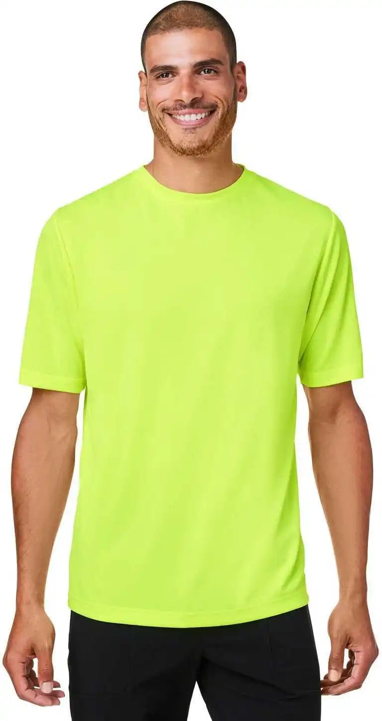 Team 365 Tt15 Men’s Zone Performance Mesh T-shirt - Safety Yellow