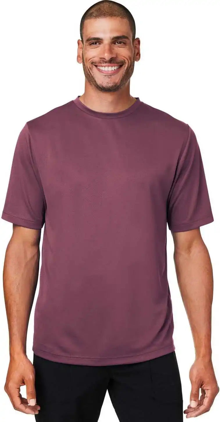 Team 365 Tt15 Men’s Zone Performance Mesh T-shirt - Sp Dark Maroon