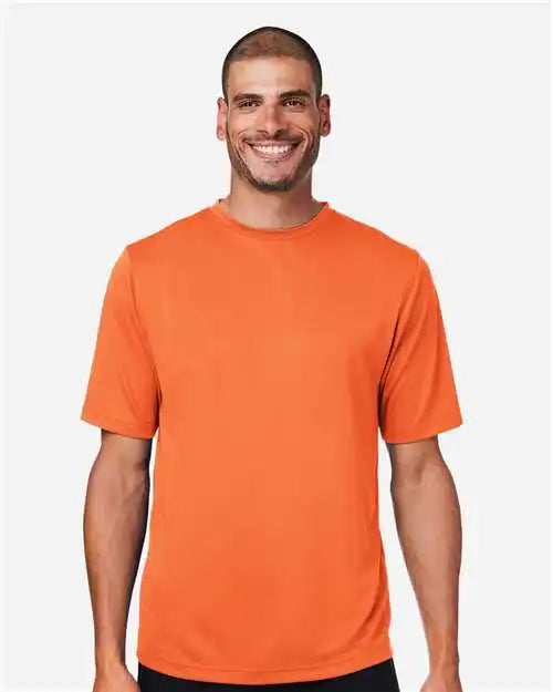 Team 365 Tt15 Men’s Zone Performance Mesh T-shirt - Sport Orange - Xs